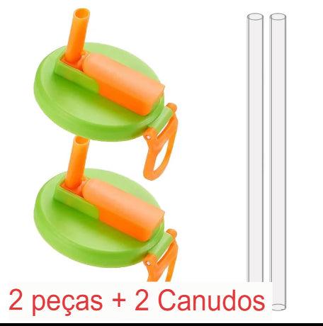 Tampas de Silicone Reutilizáveis para Latas de Refrigerante com Canudos – Solução Prática e Sustentável para Suas Bebidas!