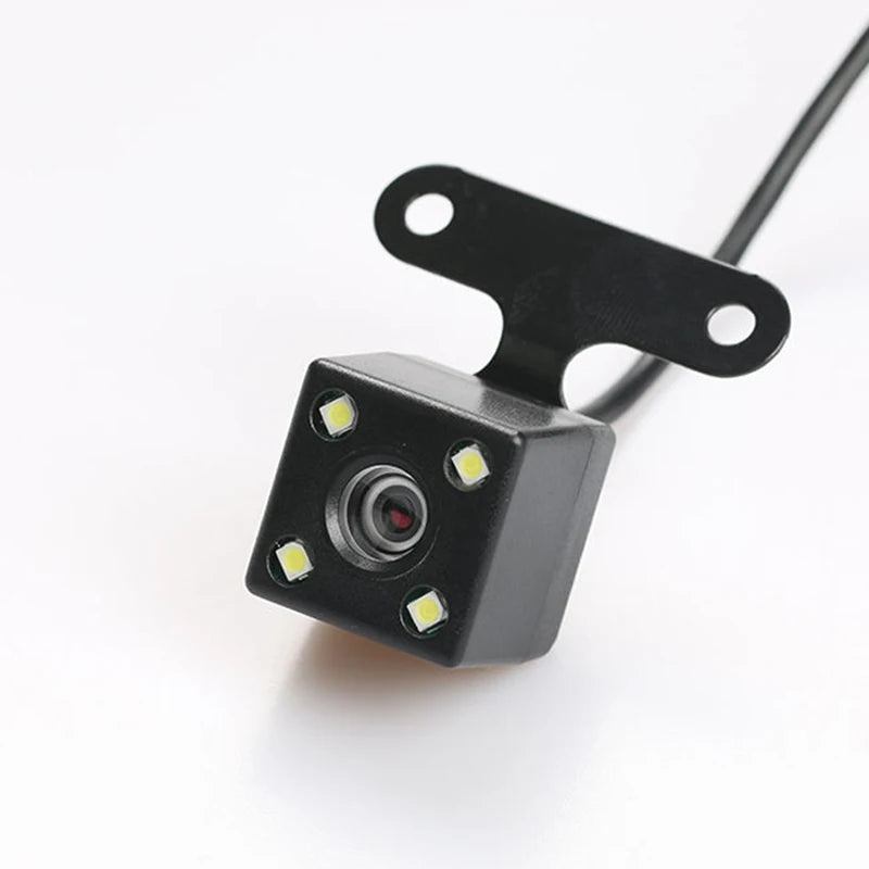 Wide Angle HD Car Rearview Camera, Veículo Backup Câmera reversa, Vídeo de visão traseira, 12 LED Night Vision, Câmera de estacionamento