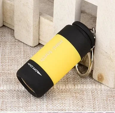 Led micro lanterna de bolso portátil usb recarregável chaveiro lanterna à prova dwaterproof água casa ao ar livre caminhadas acampamento lanterna