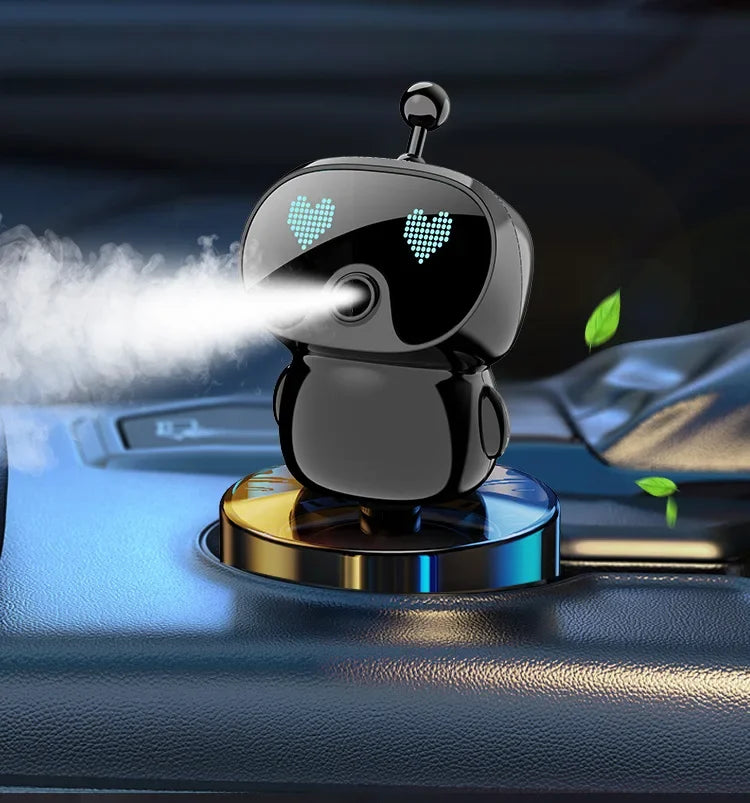 Robô avançado inteligente máquina de aromaterapia spray automático perfume de carro avançado fragrância de longa duração ambientador de carro