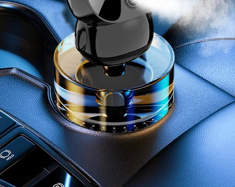 Robô avançado inteligente máquina de aromaterapia spray automático perfume de carro avançado fragrância de longa duração ambientador de carro