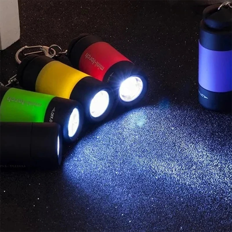 Led micro lanterna de bolso portátil usb recarregável chaveiro lanterna à prova dwaterproof água casa ao ar livre caminhadas acampamento lanterna