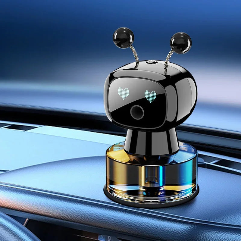 Robô avançado inteligente máquina de aromaterapia spray automático perfume de carro avançado fragrância de longa duração ambientador de carro