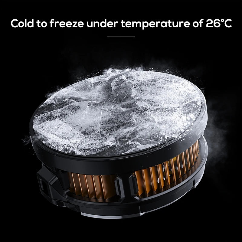 Memo cx08 cx07 refrigerador do telefone móvel ventilador de refrigeração magnética caso radiador para pubg gaming volta clipe dissipador calor fresco para smartphones