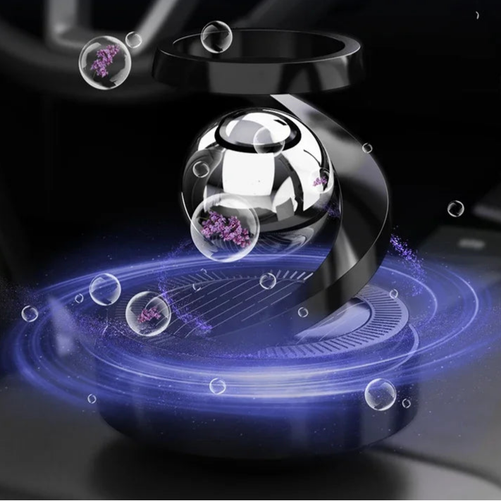 Difusor Solar Aromaterapia para Carro com Levitação