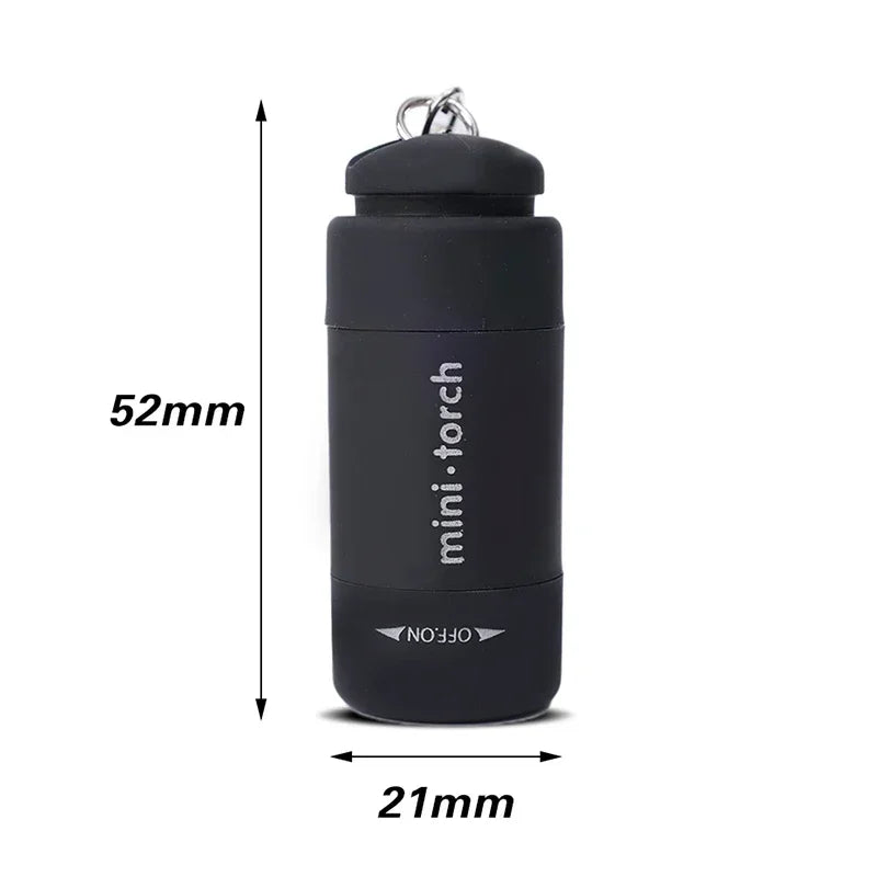 Led micro lanterna de bolso portátil usb recarregável chaveiro lanterna à prova dwaterproof água casa ao ar livre caminhadas acampamento lanterna