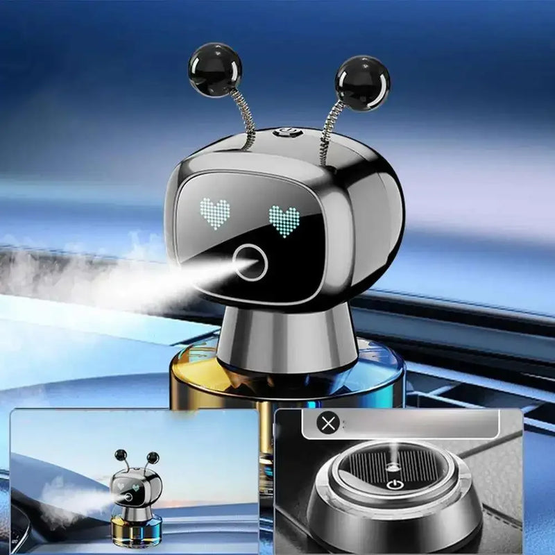 Robô avançado inteligente máquina de aromaterapia spray automático perfume de carro avançado fragrância de longa duração ambientador de carro