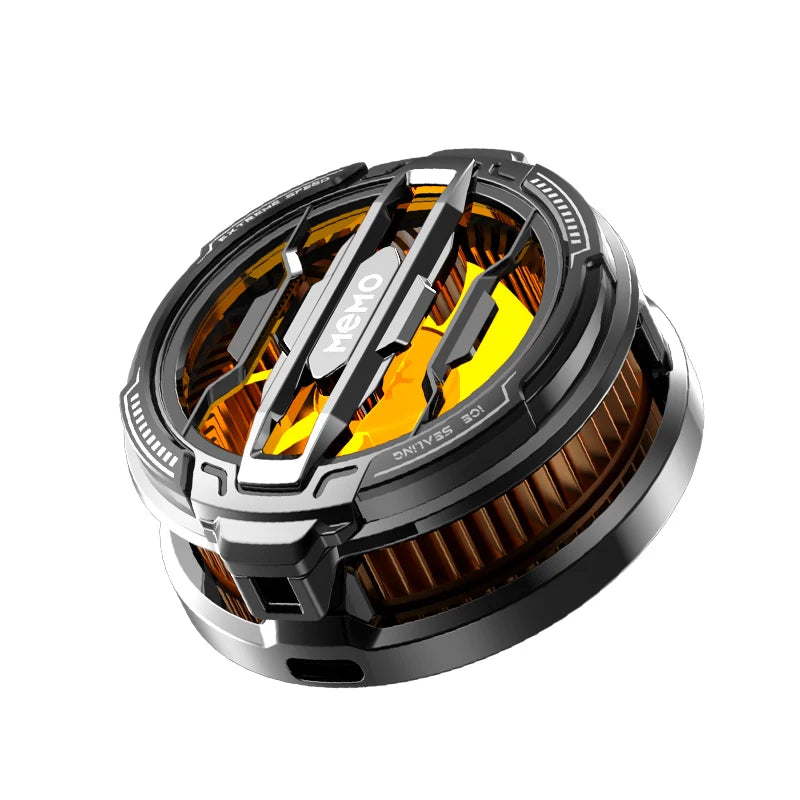 Memo cx08 cx07 refrigerador do telefone móvel ventilador de refrigeração magnética caso radiador para pubg gaming volta clipe dissipador calor fresco para smartphones