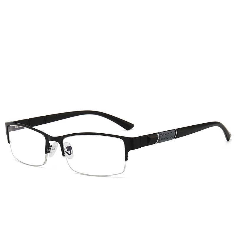 Óculos Anti-radiação masculino clássico meia armação óculos masculino feminino Anti-luz azul Compu